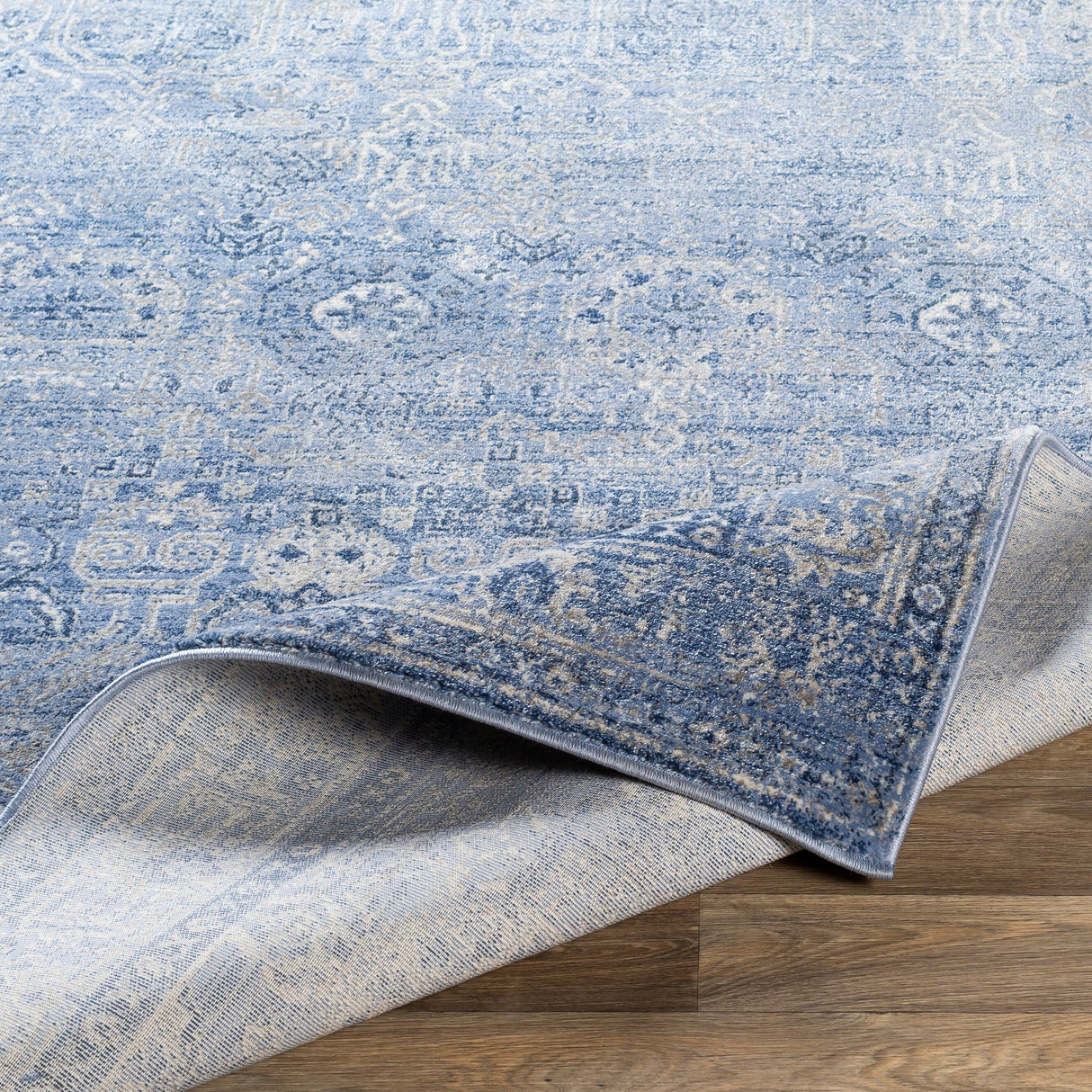 Copper Grove Wageningen Distressed Medallion Pattern Area Rug