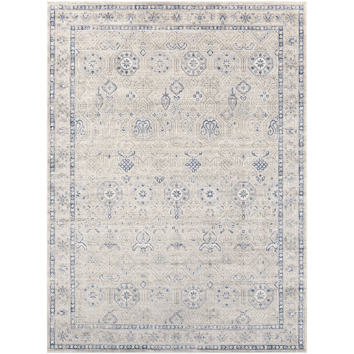 Copper Grove Wageningen Distressed Medallion Pattern Area Rug