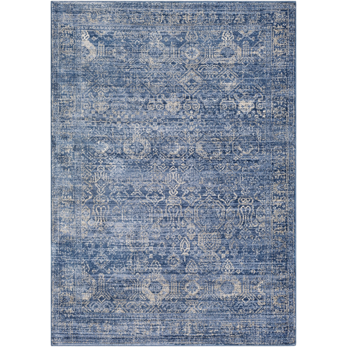 Copper Grove Wageningen Distressed Medallion Pattern Area Rug