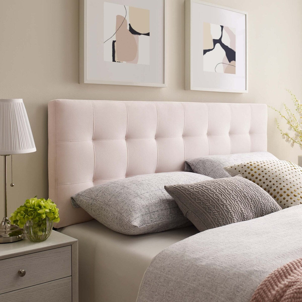 Copper Grove Worishofen Full-size Tufted Velvet Headboard