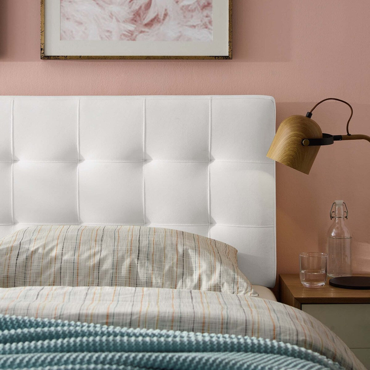 Copper Grove Worishofen Full-size Tufted Velvet Headboard