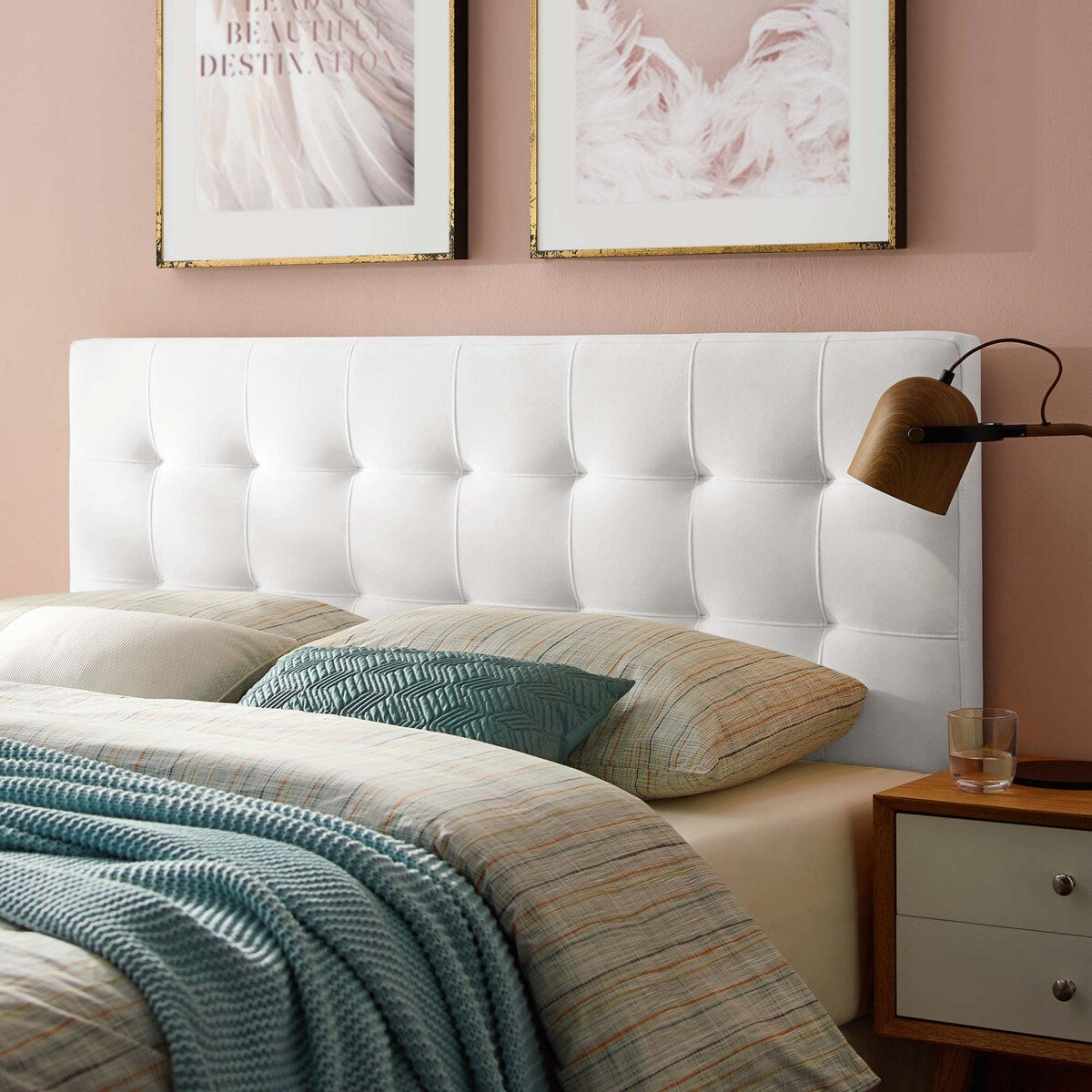 Copper Grove Worishofen Full-size Tufted Velvet Headboard