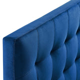 Copper Grove Worishofen Full-size Tufted Velvet Headboard