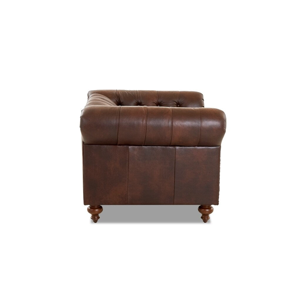 Copper Grove Zaansstad Oversize Leather Chair