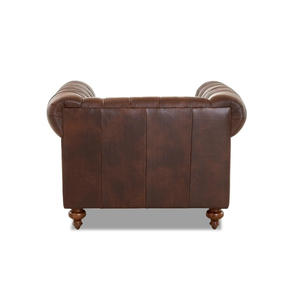 Copper Grove Zaansstad Oversize Leather Chair