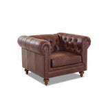 Copper Grove Zaansstad Oversize Leather Chair