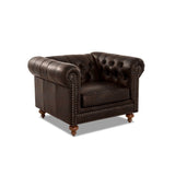 Copper Grove Zaansstad Oversize Leather Chair