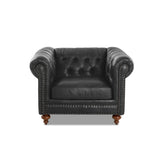 Copper Grove Zaansstad Oversize Leather Chair