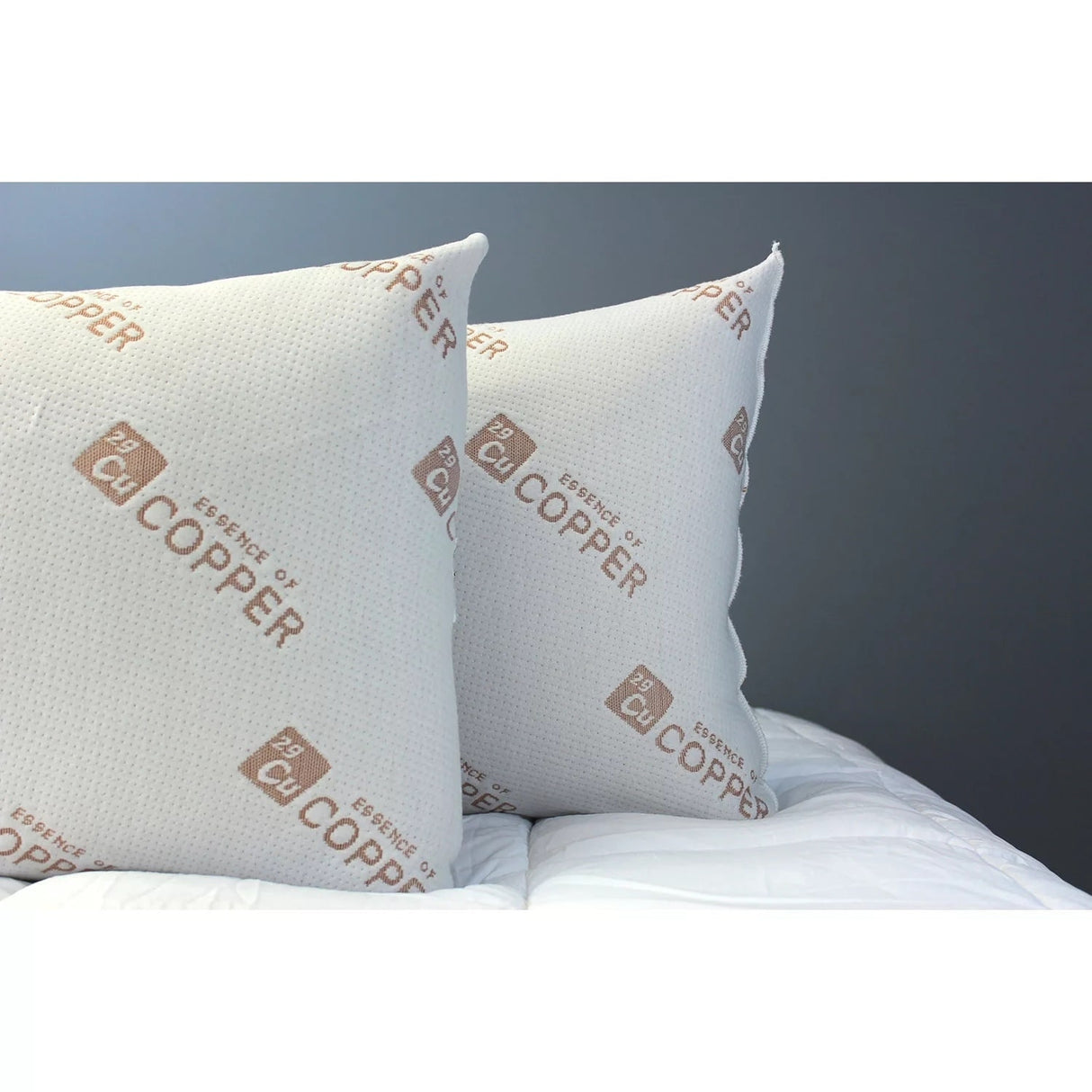 Copper-Infused Antimicrobial Jumbo Bed Pillows Set of 4
