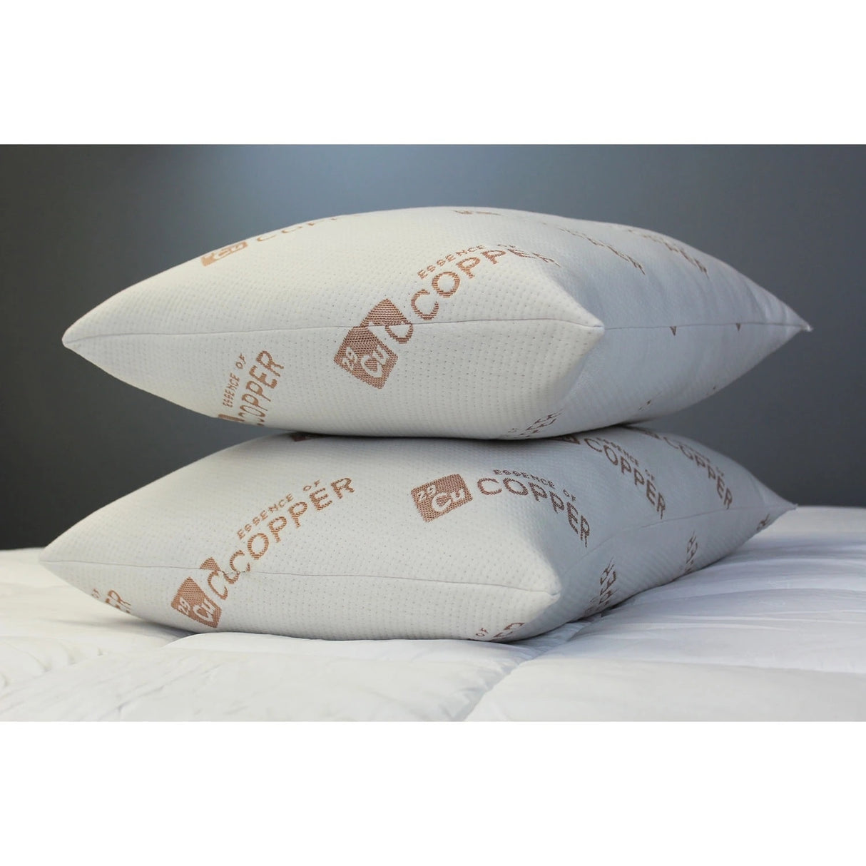 Copper-Infused Antimicrobial Jumbo Bed Pillows Set of 4