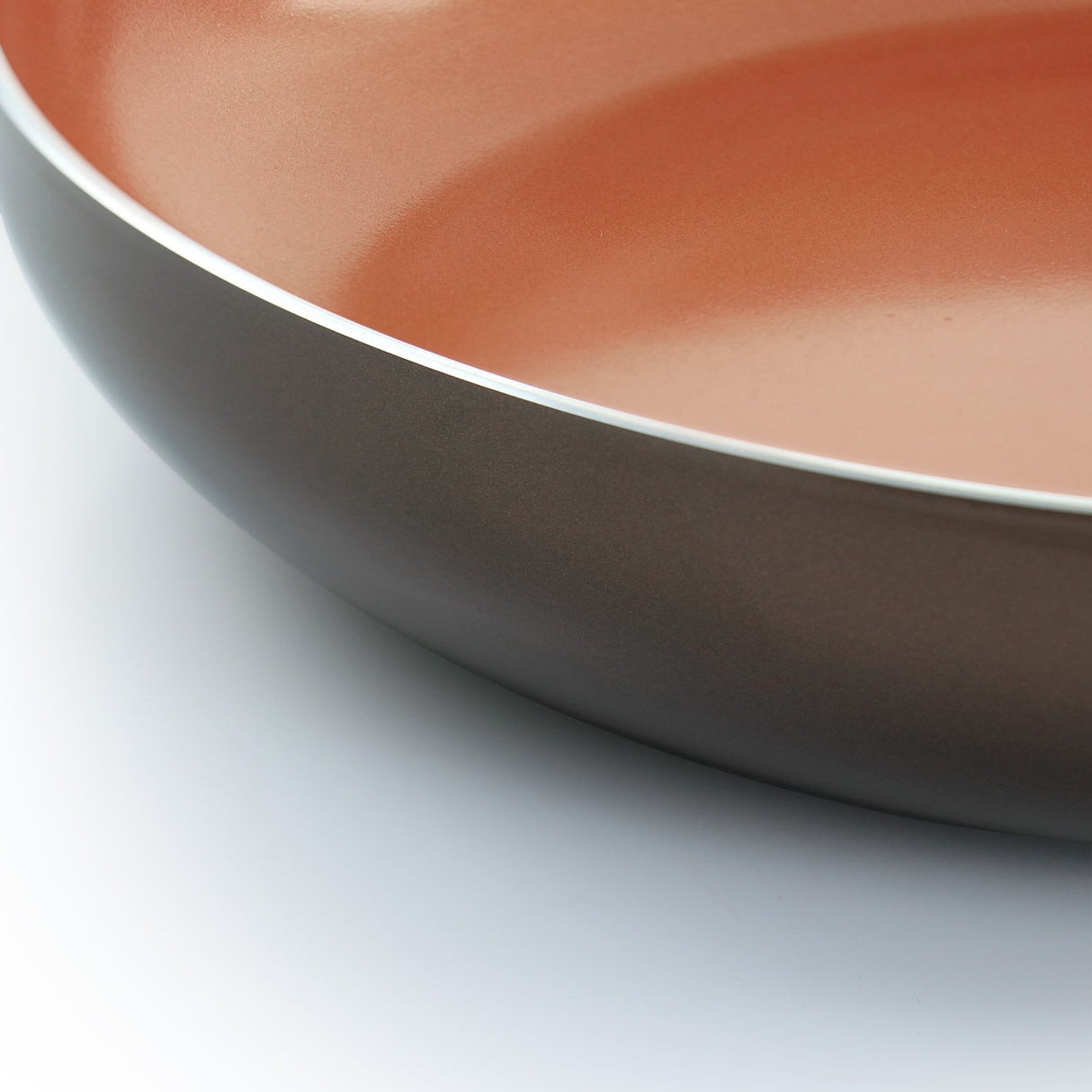 Copper Pan Cooking Excellence 12in Aluminum Nonstick Frying Pan