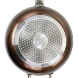 Copper Pan Cooking Excellence 3.5 Quart Aluminum Nonstick Saute Pan in Copper