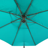 CorLiving 9.5ft UV Resistant Offset Patio Umbrella