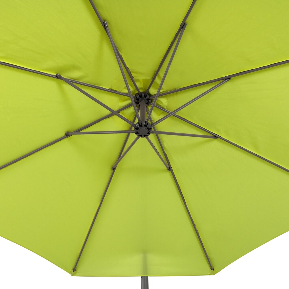 CorLiving 9.5ft UV Resistant Offset Patio Umbrella