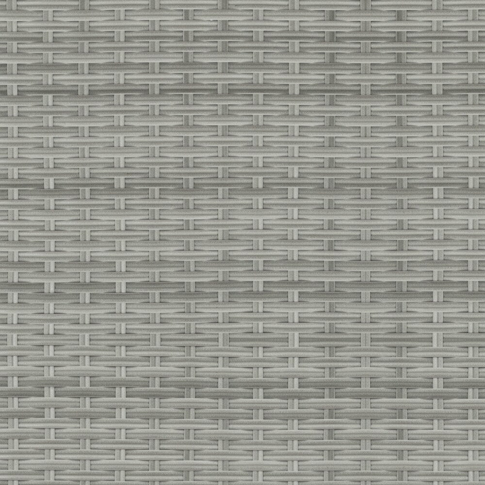 Brisbane Blended Grey Weave Wicker Weather-resistant Armless Patio Chair