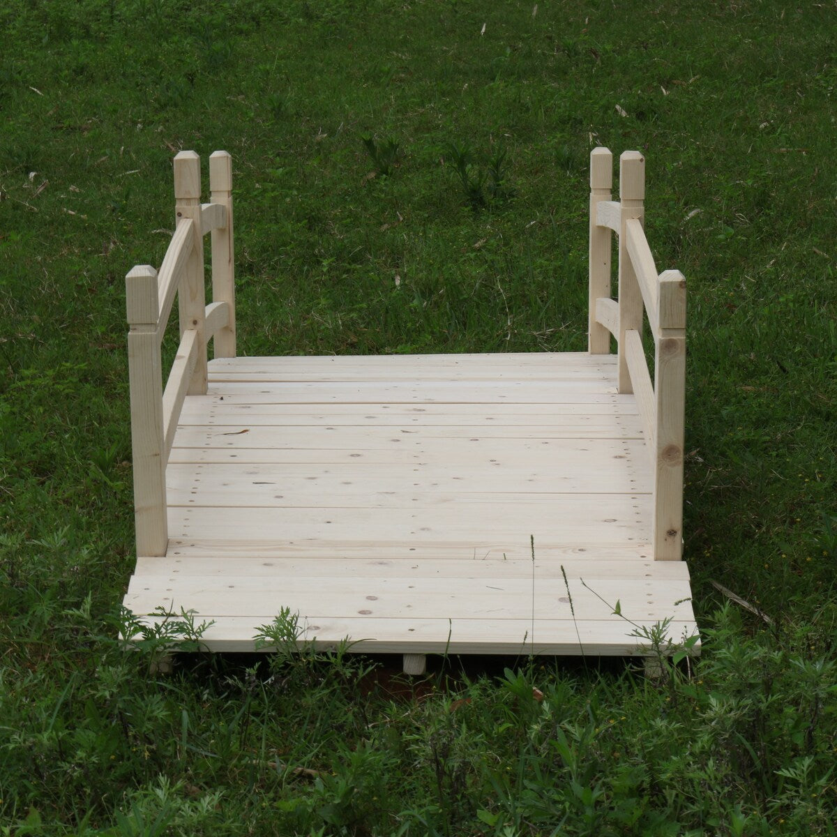 Coral Coast Harrison 8 Ft Wood Garden Bridge