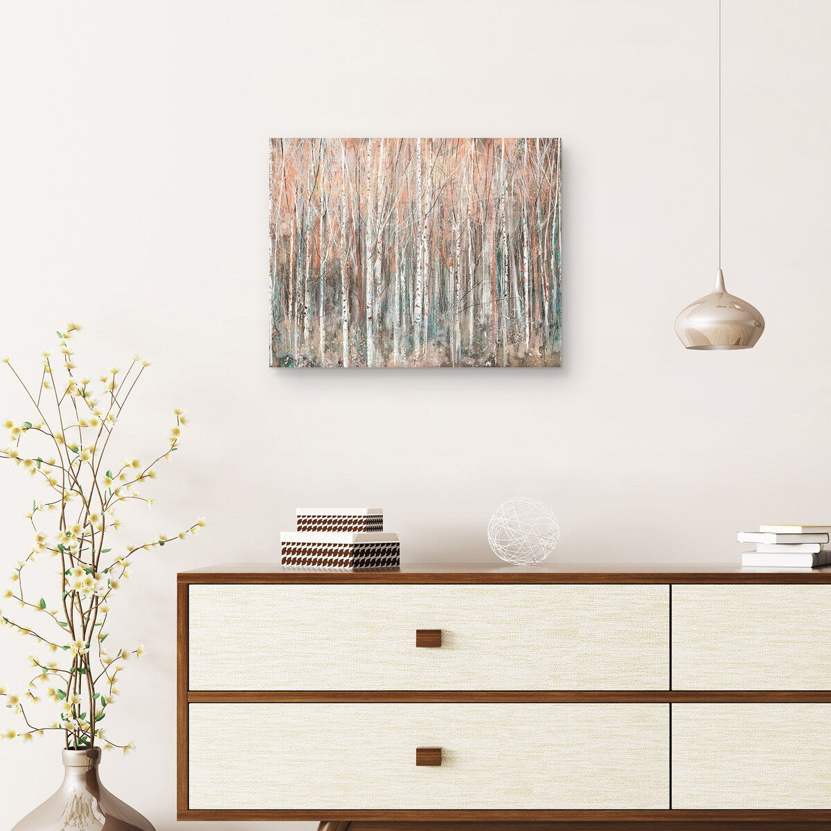 Coral Trees II by Studio Arts Canvas Art Print