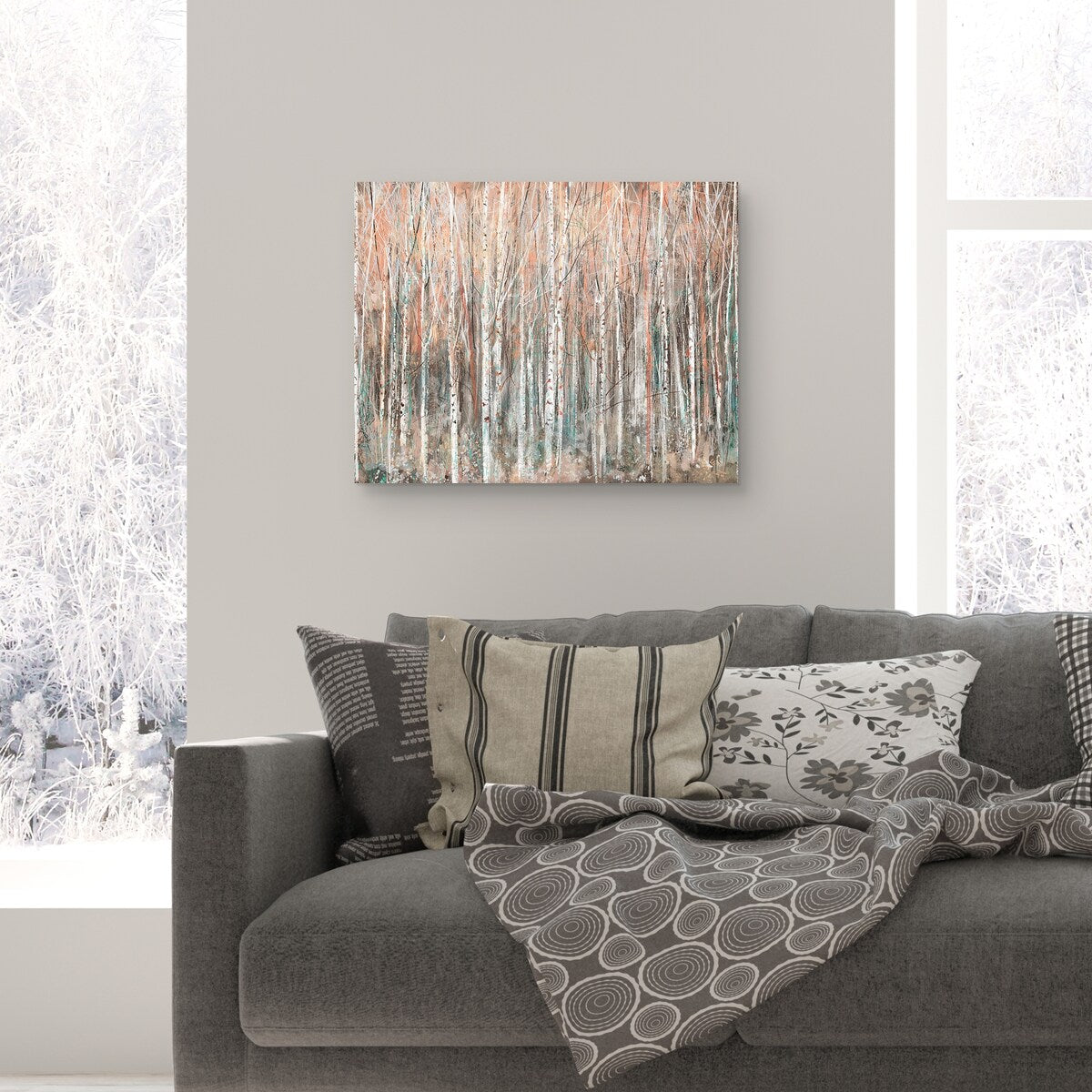 Coral Trees II by Studio Arts Canvas Art Print