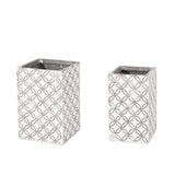 Corbett Outdoor Cast Stone Outdoor Medium and Large Planter Set by Christopher Knight Home