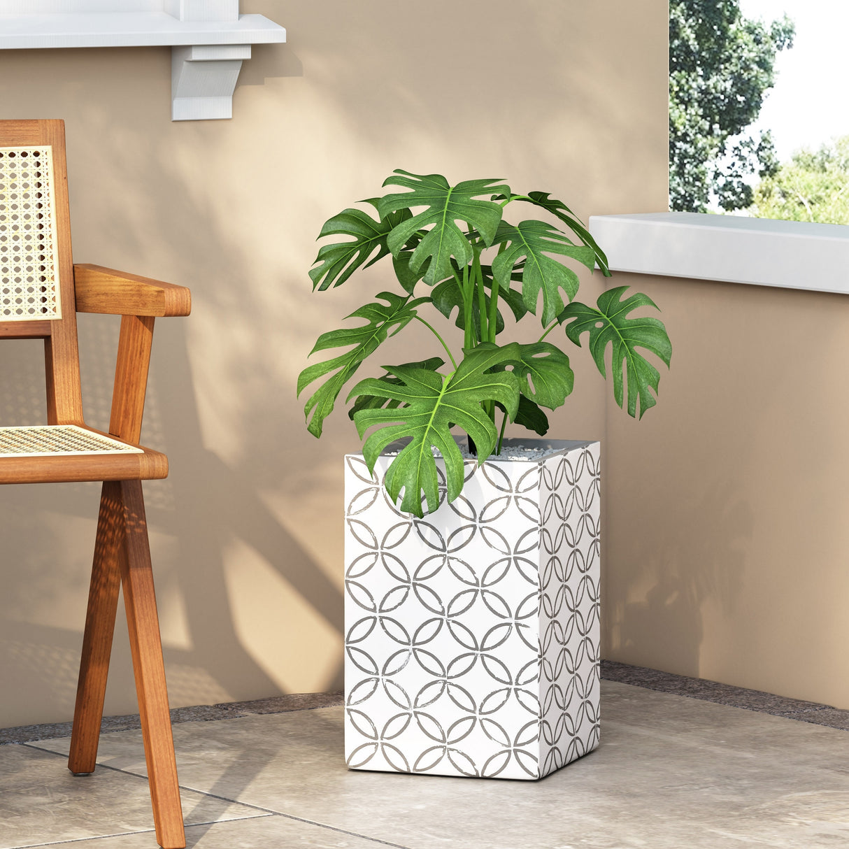 Corbett Outdoor Cast Stone Outdoor Planter by Christopher Knight Home