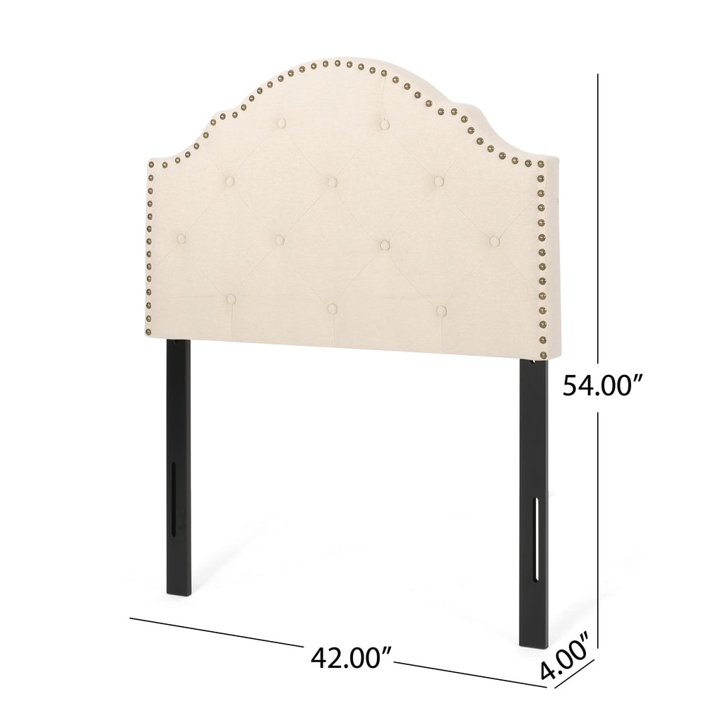 Cordeaux Contemporary Upholstered Headboard by Christopher Knight Home