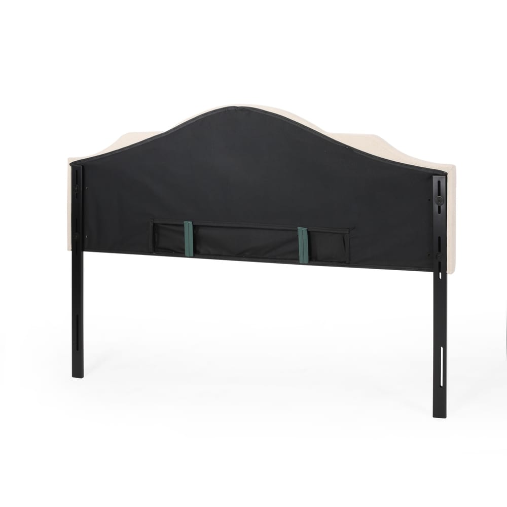 Cordeaux Contemporary Upholstered Headboard by Christopher Knight Home