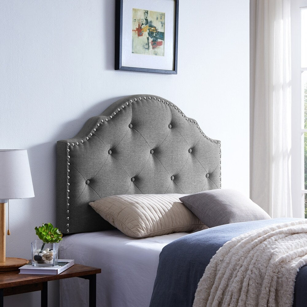 Cordeaux Contemporary Upholstered Headboard by Christopher Knight Home