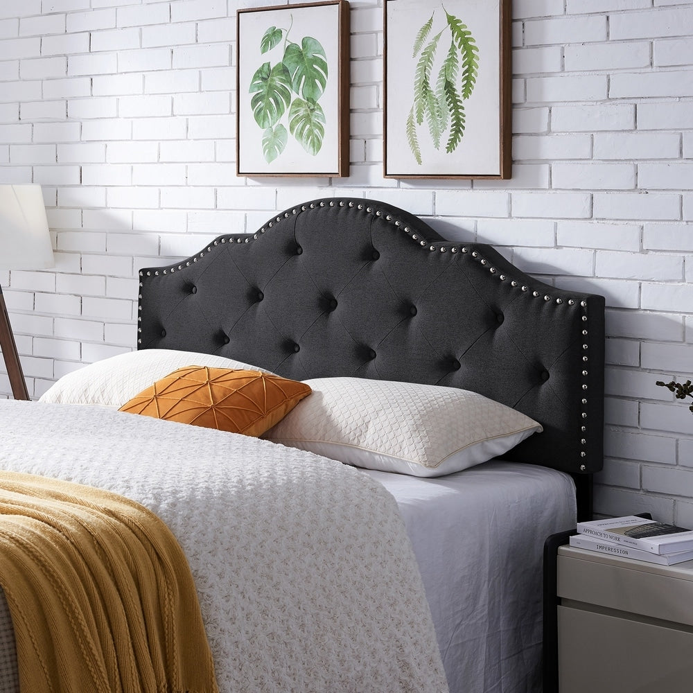 Cordeaux Contemporary Upholstered Headboard by Christopher Knight Home