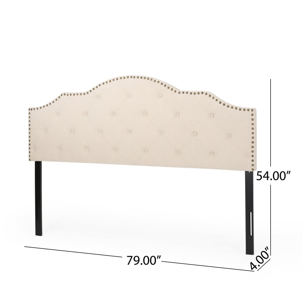 Cordeaux Contemporary Upholstered Headboard by Christopher Knight Home