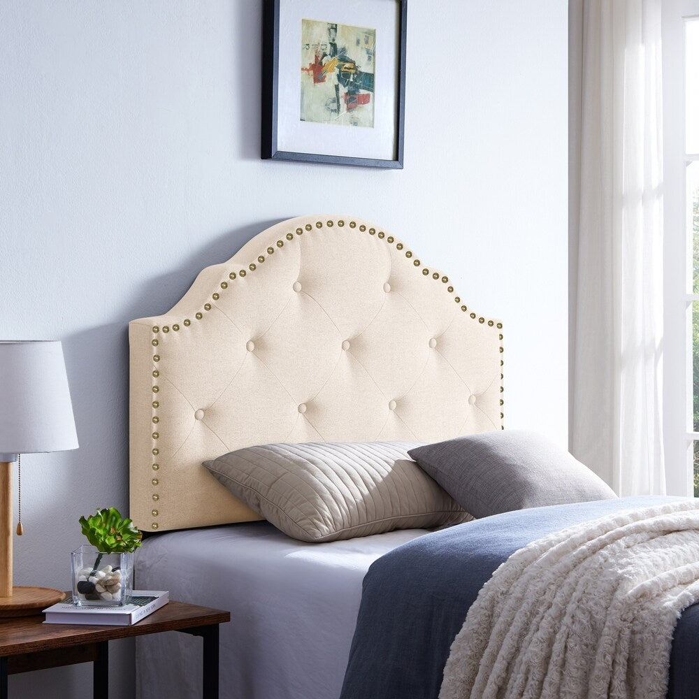 Cordeaux Contemporary Upholstered Headboard by Christopher Knight Home