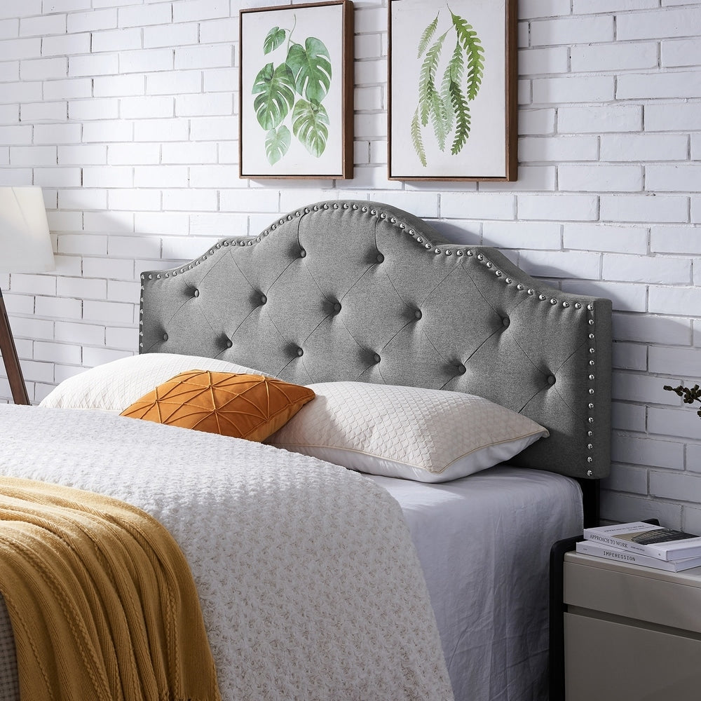 Cordeaux Contemporary Upholstered Headboard by Christopher Knight Home