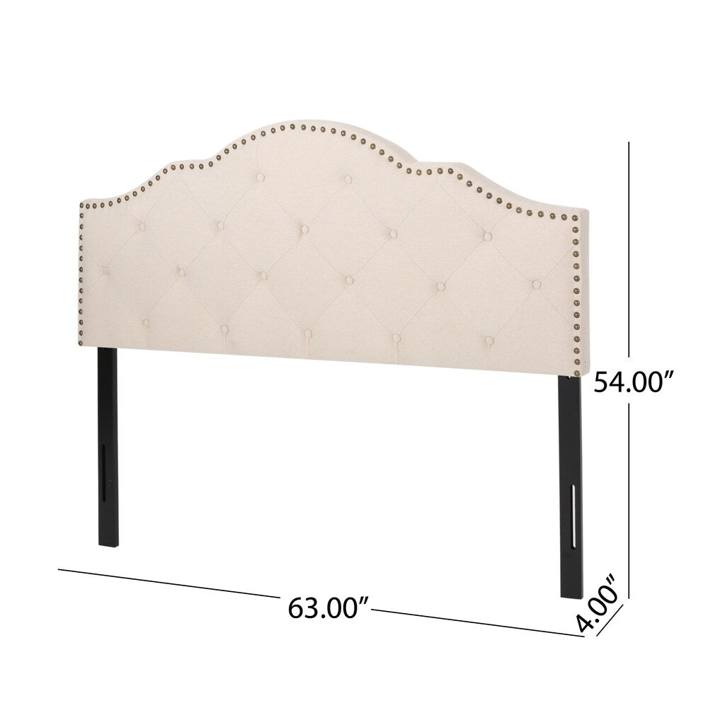 Cordeaux Contemporary Upholstered Headboard by Christopher Knight Home