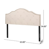 Cordeaux Contemporary Upholstered Headboard by Christopher Knight Home