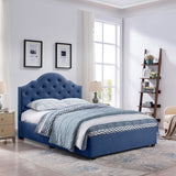 Cordeaux Queen-size Tufted Upholstered Bed by Christopher Knight Home