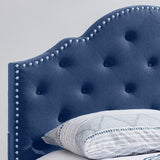 Cordeaux Queen-size Tufted Upholstered Bed by Christopher Knight Home