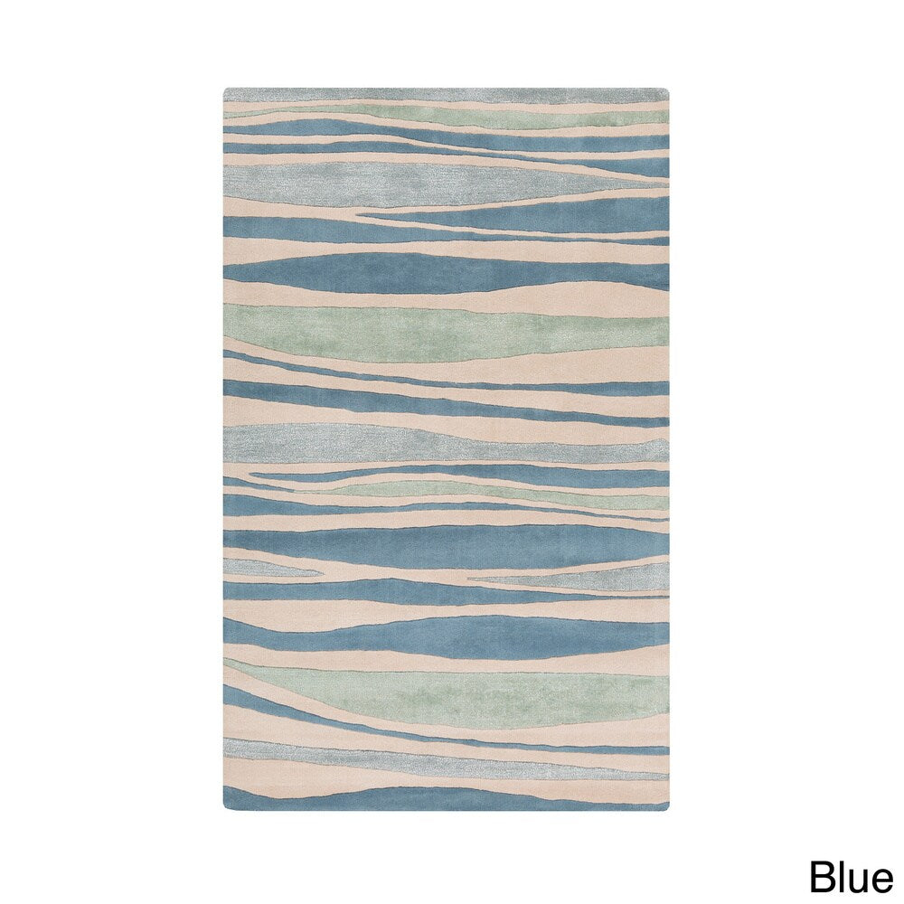 Cordelia Striped Wool Area Rug (5' x 8')