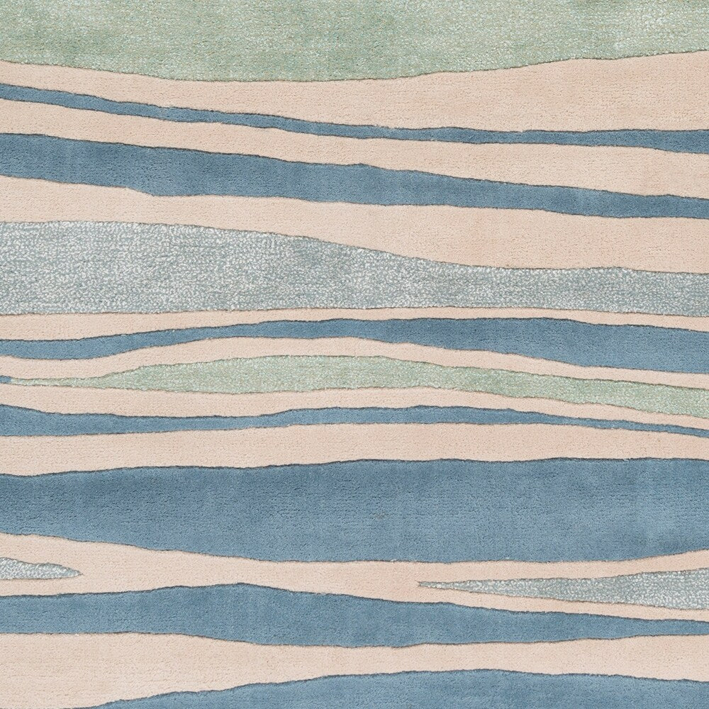 Cordelia Striped Wool Area Rug (5' x 8')