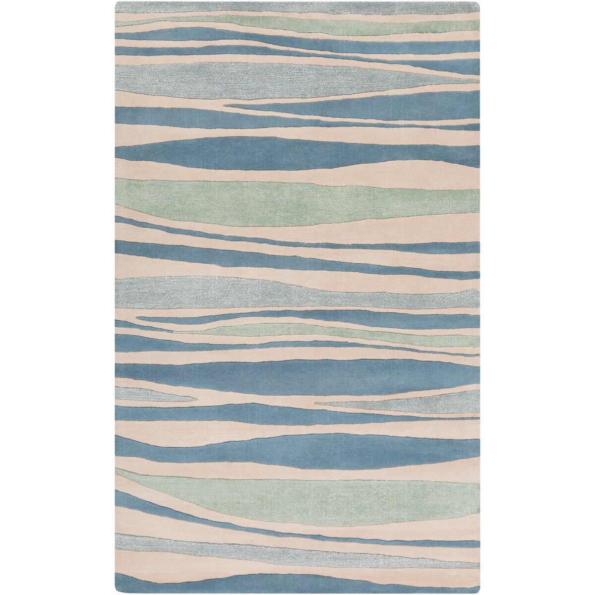 Cordelia Striped Wool Area Rug (5' x 8')