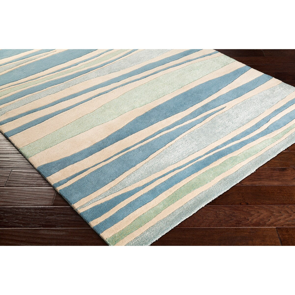 Cordelia Striped Wool Area Rug (5' x 8')