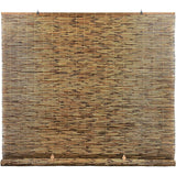 Cordless Bamboo Blinds - Waterproof Roller Shades for Porch, Patio & Interior Windows