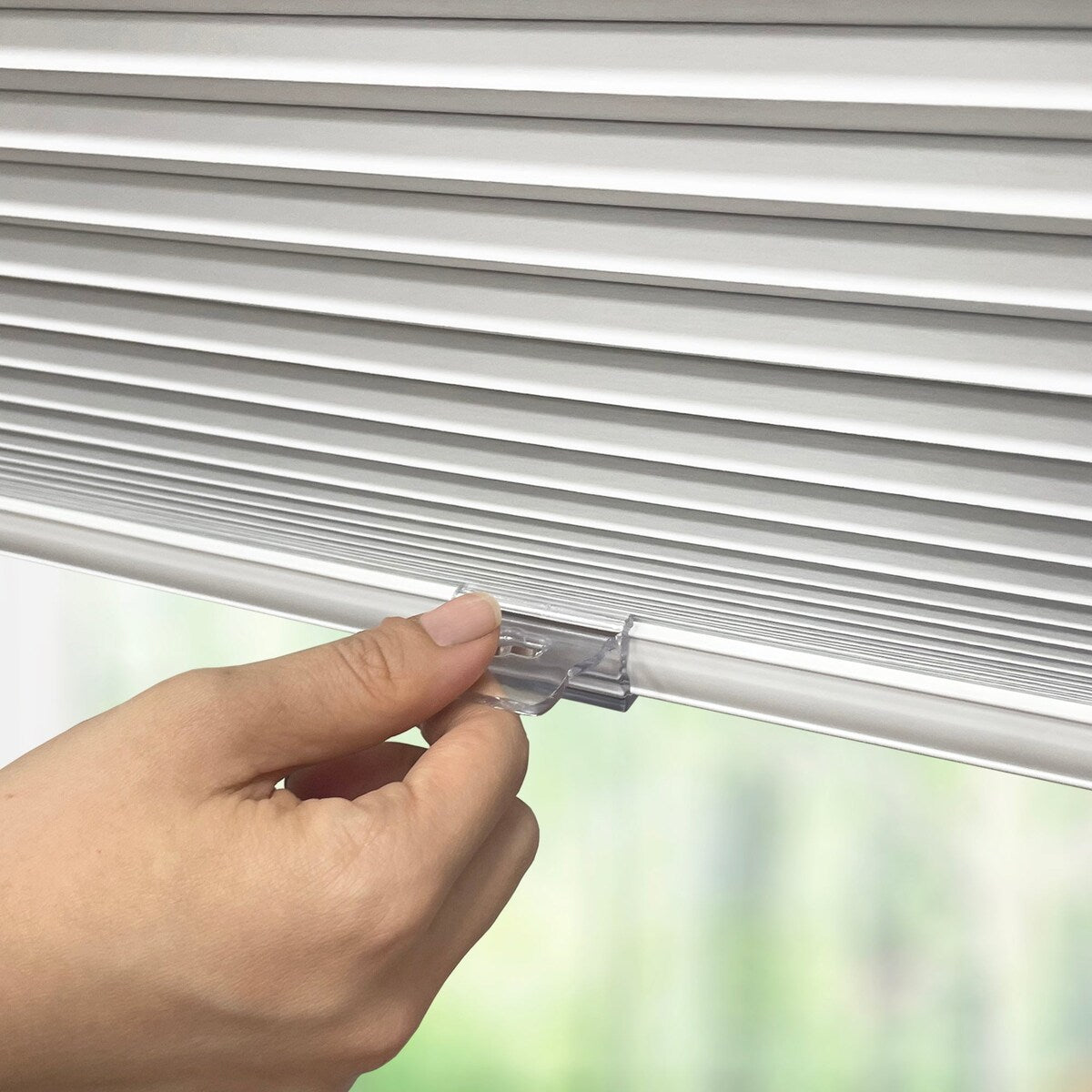 Cordless Honeycomb POSH Cellular Shades Room Darkening_White