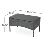 Cordoba Outdoor 6-piece Wicker Conversation Set by Christopher Knight Home