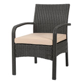 Cordoba Outdoor 6-piece Wicker Conversation Set by Christopher Knight Home