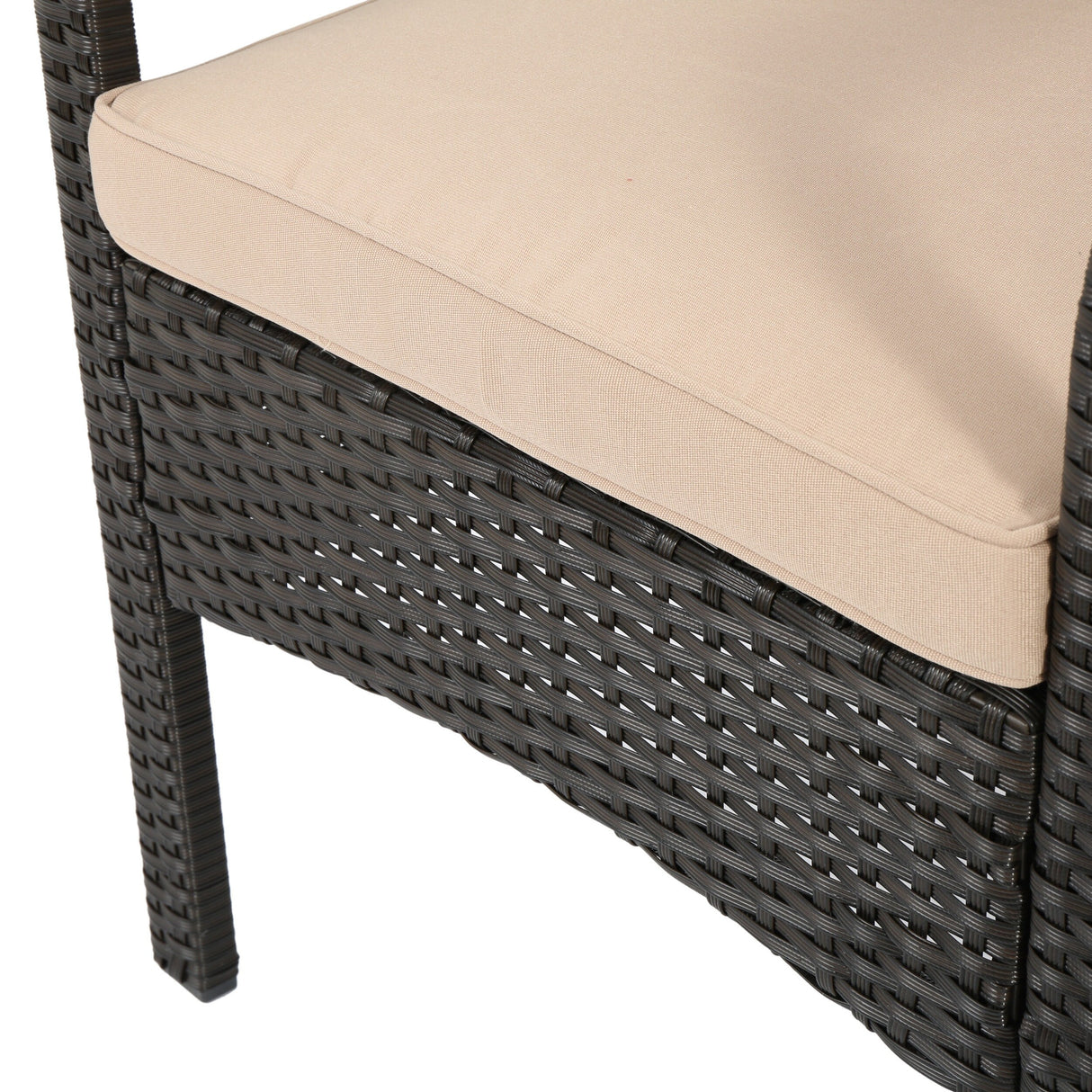 Cordoba Outdoor Wicker 4-piece Conversation Set with Cushions by Christopher Knight Home
