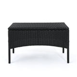 Cordoba Outdoor Wicker 4-piece Conversation Set with Cushions by Christopher Knight Home