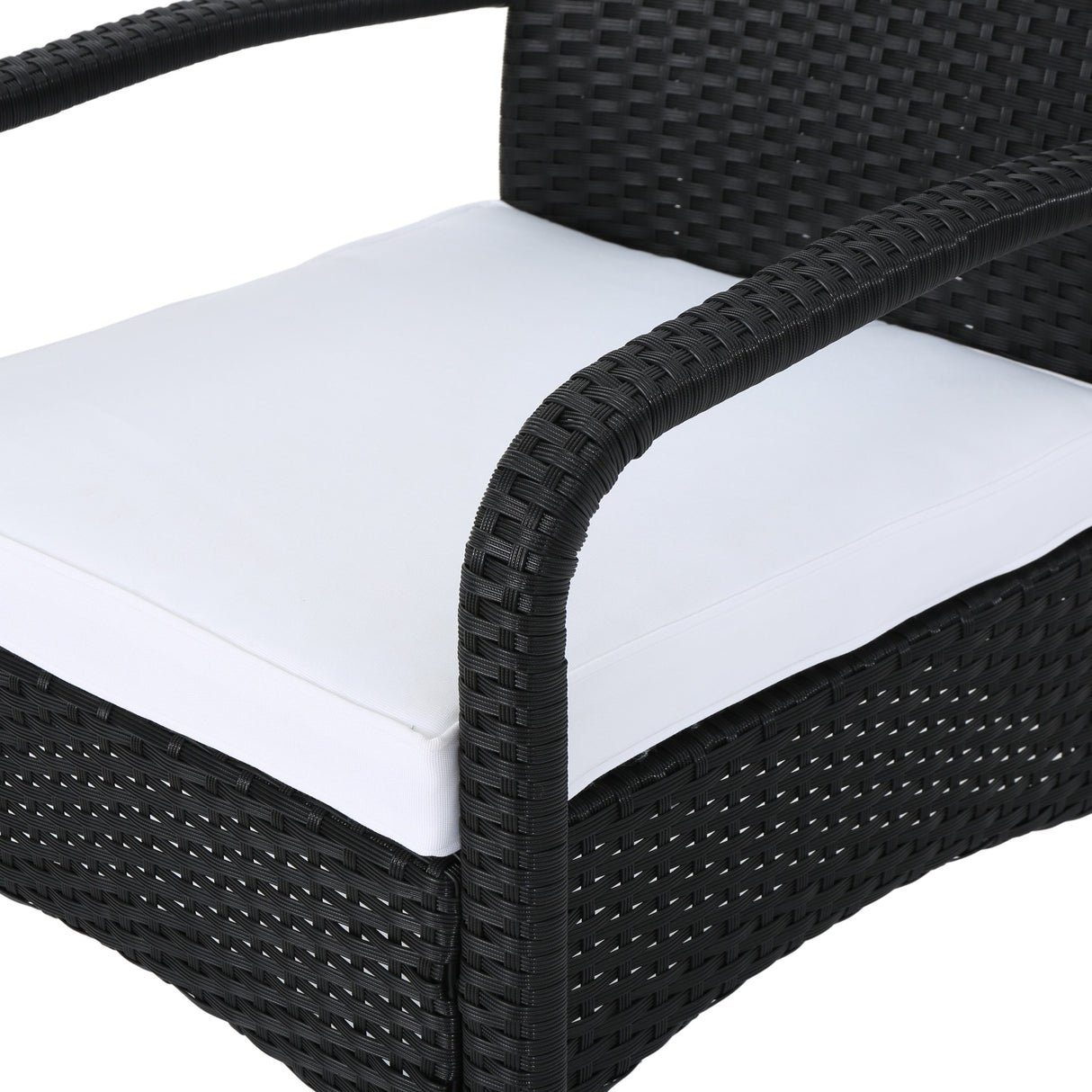Cordoba Outdoor Wicker 4-piece Conversation Set with Cushions by Christopher Knight Home