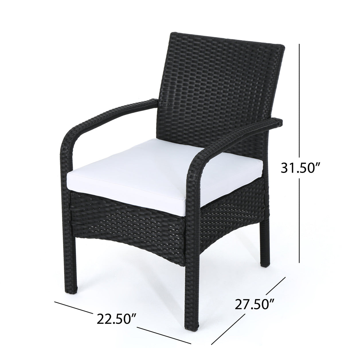 Cordoba Outdoor Wicker 4-piece Conversation Set with Cushions by Christopher Knight Home