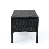 Cordoba Outdoor Wicker 4-piece Conversation Set with Cushions by Christopher Knight Home