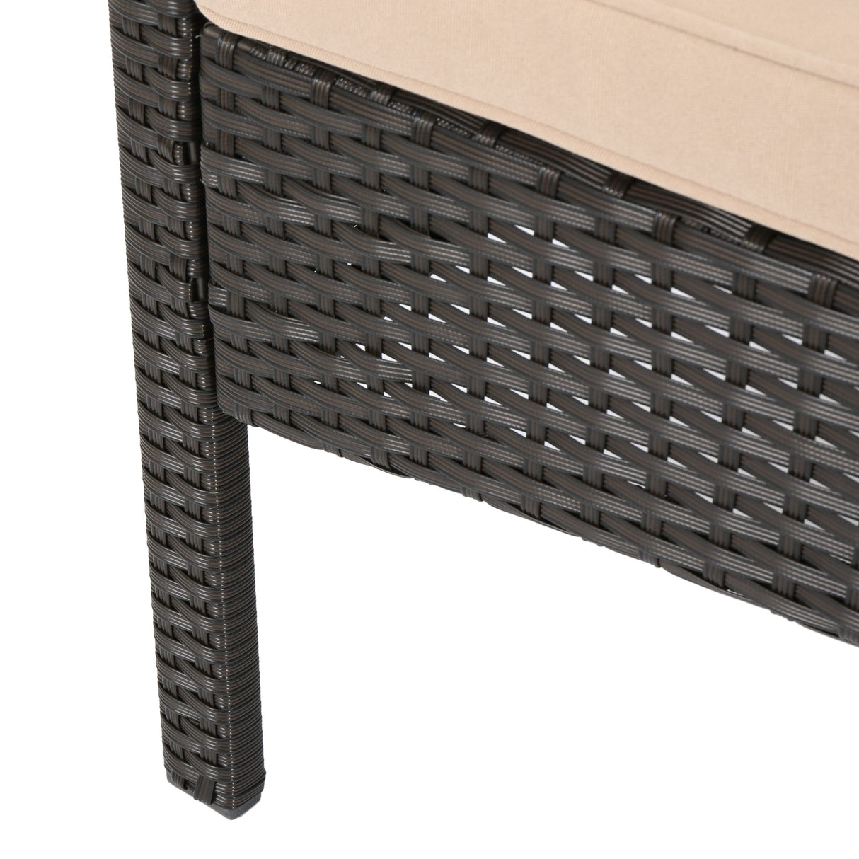 Cordoba Outdoor Wicker 4-piece Conversation Set with Cushions by Christopher Knight Home