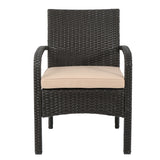 Cordoba Outdoor Wicker 4-piece Conversation Set with Cushions by Christopher Knight Home